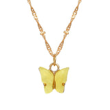 Sweet Acrylic Butterfly Pendant Necklace Simple – Jewelry Gift Ideas — 5