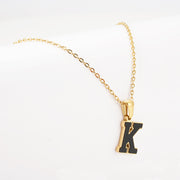 Titanium Steel First Word Letter Necklace Women's – Jewelry Gift Ideas — 5