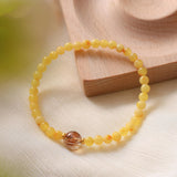 Single Circle Amber Beeswax String – Unique Gift Ideas — 5
