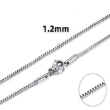 Personalized Fashion Stainless Steel Box Necklace – Jewelry Gift Ideas — 6
