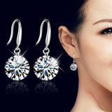 Women's Fashion Round Alloy Zircon Earrings – Stylish Gifts — 2
