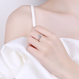 Temperament Spiral Pattern Blue Moonstone Ring Women – Gifts for Her — 2