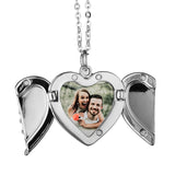 Necklace With Blank Heart Heat Transfer Angel – Jewelry Gift Ideas — 2