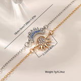 Personality Simple Rhinestone Sun Moon Lovers – Jewelry Gift Ideas — 3