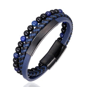 Woven leather bracelet – Jewelry Gift Ideas — 9