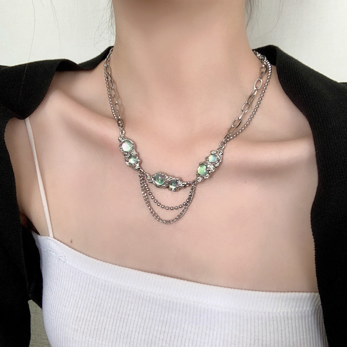 Multilayer Necklace Women's Hip Hop Style Laptop – Jewelry Gift Ideas — 1