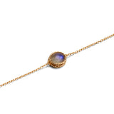 Silver Feldspar Sea Blue Treasure Bracelet – Jewelry Gift Ideas — 7