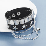 Rivet Star Pentagram Wrap Silver Multi-layered – Jewelry Gift Ideas — 5
