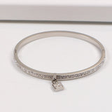 Full Diamond Pendant Classic Lock Couple Bracelet – Jewelry Gift Ideas — 2