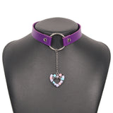 Personalized Neck Leather Metal Buckle Necklace – Jewelry Gift Ideas — 9