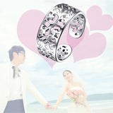 Korean Creative Carved Tail Ring Couple – Gifts for Couples — 1