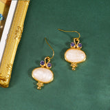 Fashion Large Pearl Rhinestone Earrings – Stylish Gifts — 3