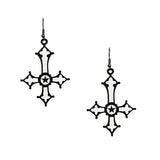Euramerican Dark Gothic Inverted Cross Earrings – Thoughtful Gifts — 3