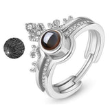 One hundred I love you ring projection crown – Gifts for Couples — 3
