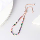 3mm Colored Round Zircon Single Row Full Diamond – Jewelry Gift Ideas — 2