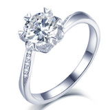 La Moissan Diamond Snowflake Engagement Ring – Gifts for Couples — 6