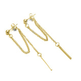 Vintage Long Earrings With Metal Texture Ears – Special Occasion Gifts — 4