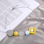 Resin necklace sweater chain – Jewelry Gift Ideas — 4