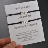 Wish card couple bracelets – Gifts for Couples — 1