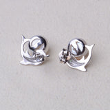 925 Silver Natural Pearl Stud Earrings – Surprise Gifts — 4