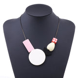 Wood necklace female candy color – Jewelry Gift Ideas — 3