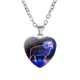 Women's Zodiac Heart Pendant Necklace – Jewelry Gift Ideas — 3