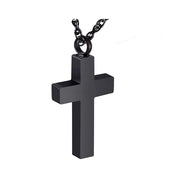 Titanium Steel Cross Can Carve Writing Pendant – Jewelry Gift Ideas — 9