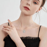 Women's Crystal Necklace With Full Diamond Panda – Jewelry Gift Ideas — 3