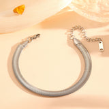 Metal Texture Gold-plated Stitching Soft Snake – Jewelry Gift Ideas — 14