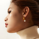 18K Gold Stainless Steel Glossy C- Shaped – Everyday Gifts — 6