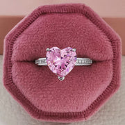 Ladies Fashion Micro Set Simple Love Ring – Stylish Gifts — 8