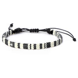 Iridescent Boho Bracelet Original Handmade Cotton – Jewelry Gift Ideas — 8