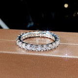 Women's Ring Fully-inlaid Full Circle Simulation – Gifts for Her — 2