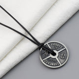 Sports Fitness Series Creative Barbell Necklace – Fitness Gifts — 5
