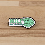 Frog Quotation Brooch Cartoon Golden M Badge – Jewelry Gift Ideas — 1