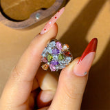 Colorful Zircon Ring AAA Zircon Ring – Meaningful Gifts — 4