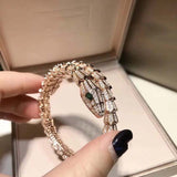 Brass Gold Plated Micro Set Diamond Bracelet Ring – Jewelry Gift Ideas — 7