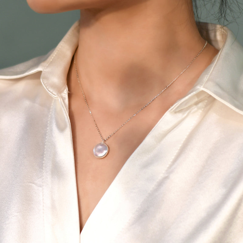 Natural Mother Shell Pearl Necklace – Jewelry Gift Ideas — 1