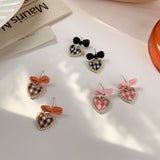 Temperament Niche Peach Heart Earrings Japanese – Stylish Gifts — 7