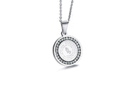 Stainless Steel Rhinestone Prayer English – Jewelry Gift Ideas — 1
