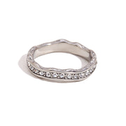 Stainless Steel 18K Gold Plating Irregular Wave – Meaningful Gifts — 2