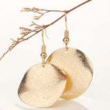 Women's Jewelry Shaped Coin Circle Earrings Simple – Stylish Gifts — 1