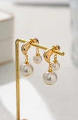Pearl Earrings For Women Retro Easy Matching Simple – Gifts for Her — 9