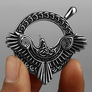 Nordic Viking Odin Crow Titanium Steel Pendant – Jewelry Gift Ideas — 4