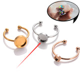 Stainless Steel Ring Setting Gold Steel Rose Gold – Creative Gifts — 6