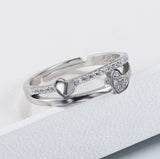 European And American Love Double Ring Ladies – Gifts for Couples — 2
