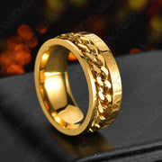 Roman Letter Rotatable Chain Rings Men Digital – Jewelry Gift Ideas — 10
