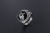 Men's And Women's Fashion Punk Hexagonal Star Ring – Stylish Gifts — 7