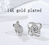 Sterling Silver Four-leaf Clover Earring Necklace – Jewelry Gift Ideas — 8