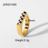 Party Jewelry Love Chessboard Plaid Ring – Jewelry Gift Ideas — 6